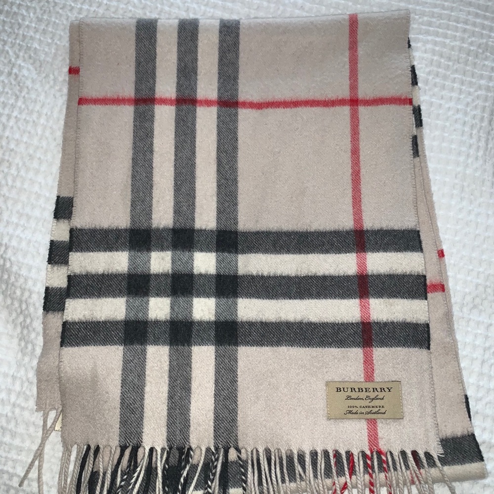 Burberry scarf cashmere - heritage stone
